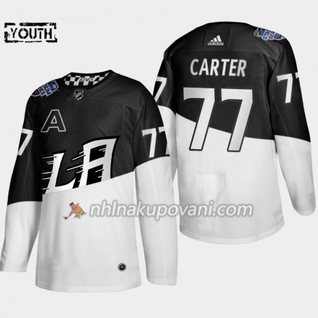 Los Angeles Kings Dresy Jeff Carter 77 Adidas 2020 Stadium Series Authentic - Dětské